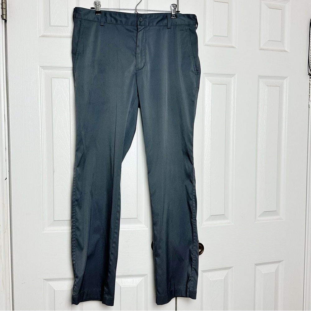 Nike Golf Dri Fit Pants Slacks Gray Sz 34 x 32